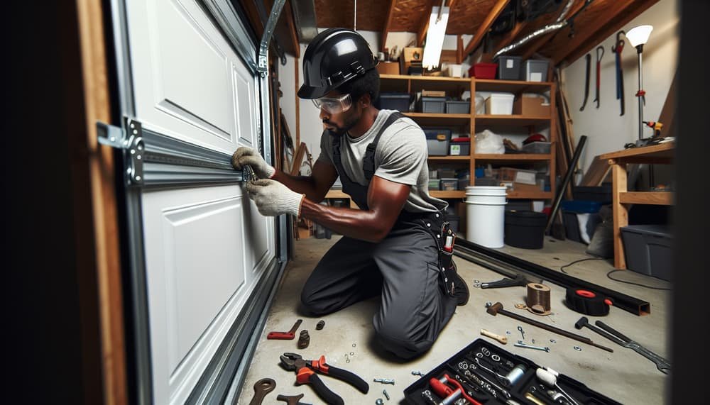 Our professional garage door spring repair process